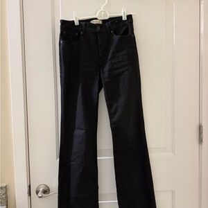 Madewell Black Kick-Out Full Length Jeans